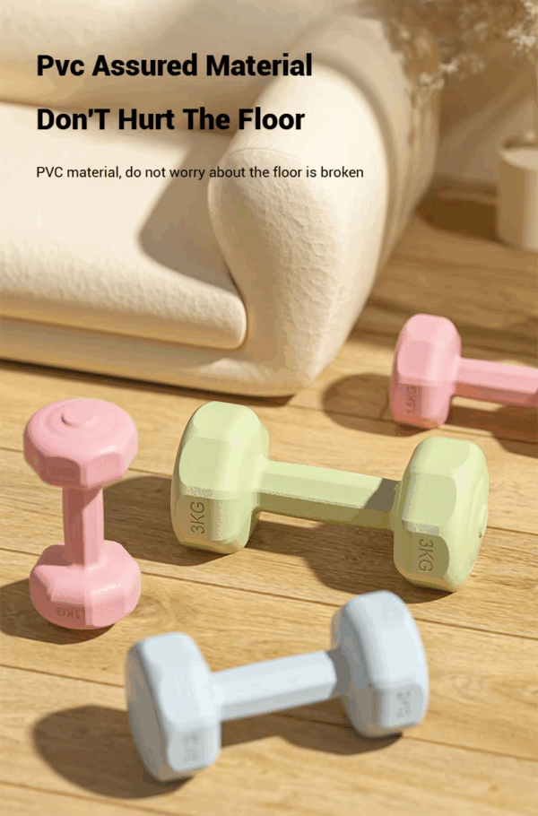 Rubber dumbbell