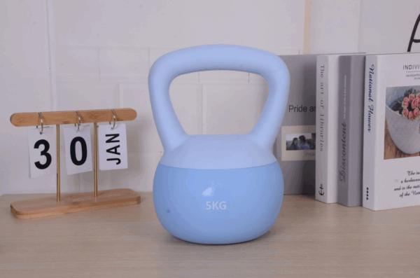 blue kettlebell