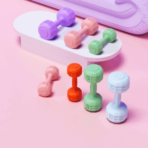 colorful dumbbell