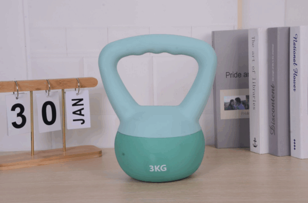 green kettlebell