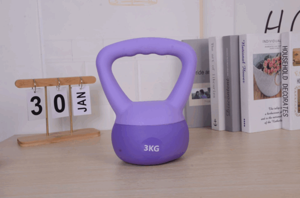 purple kettlebell